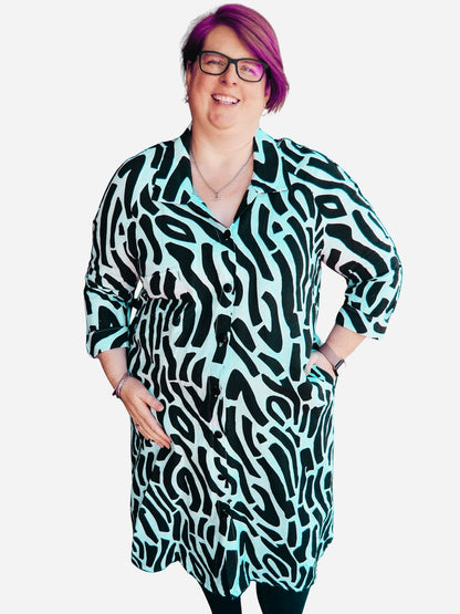 Longline Shirt Dress