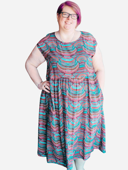 Comfy Cap-Sleeve Dress