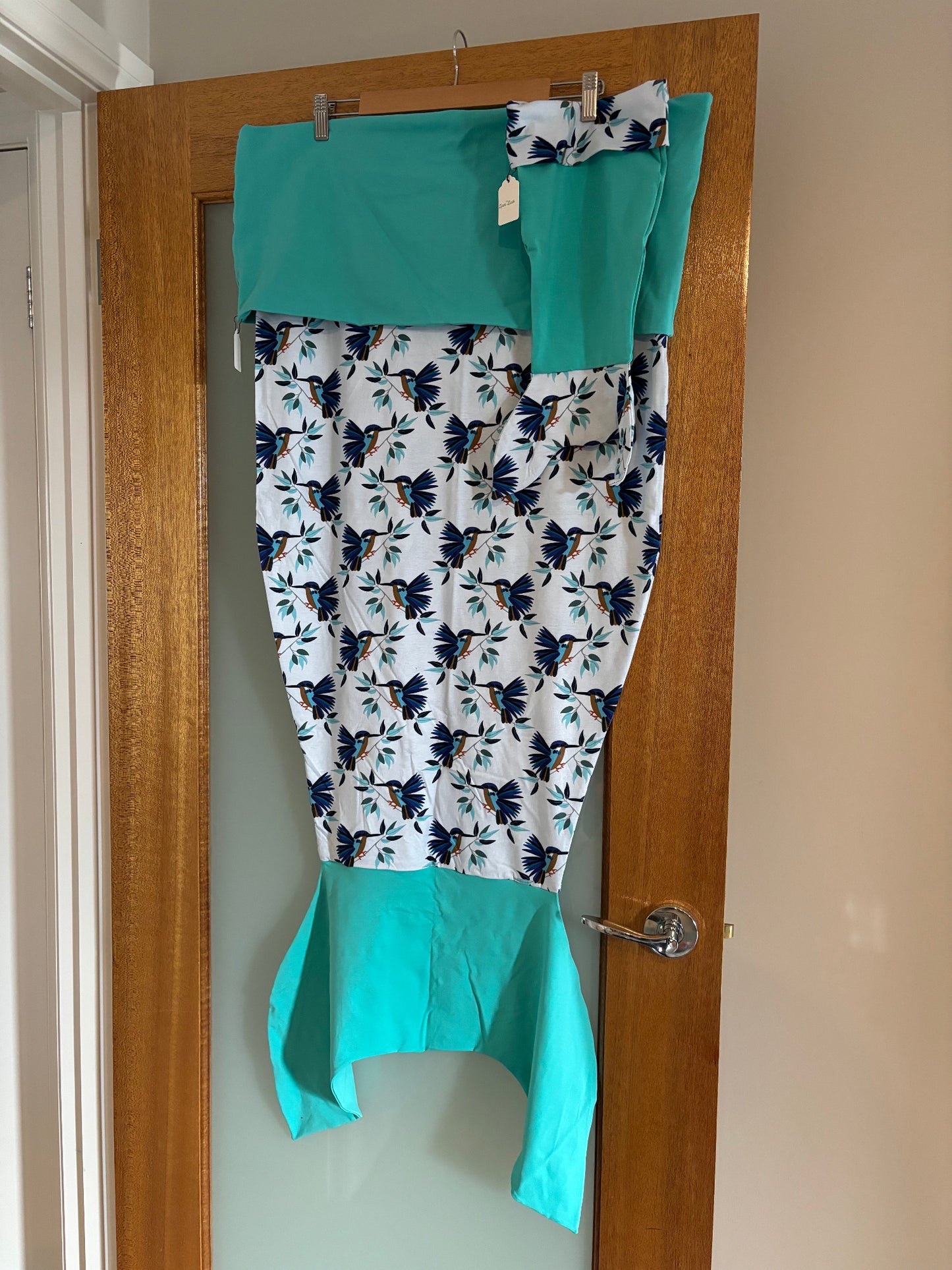 Kids and Doll Mermaid or Shark Tail Blanket - One of a Kind